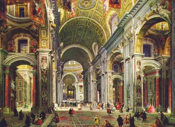 Innenansicht von St. Peter, Rom